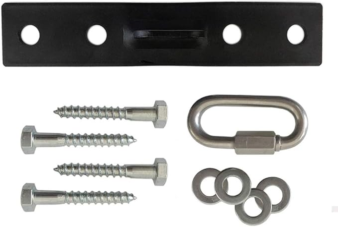 Qualward Heavy Bag Hanger Bracket for Wood Beam, Stainless Steel Swing Hangers Ceiling Wall Mount-StrideForce Fitness