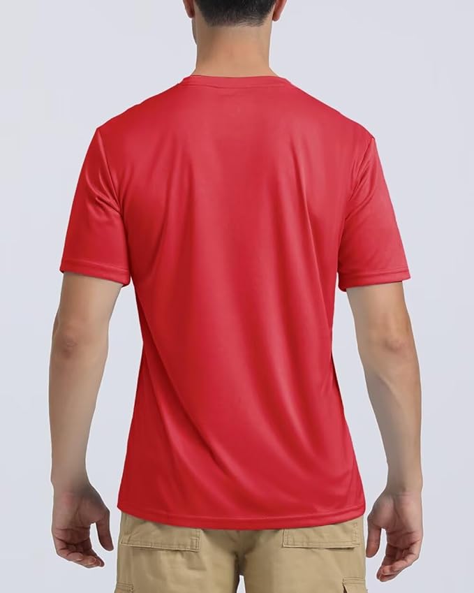 Boladeci Men's Swim Shirt Short Sleeve UPF 50+ Sun Protection SPF UV Moisture Wicking Lightweight Quick Dry Rash Guard-StrideForce Fitness