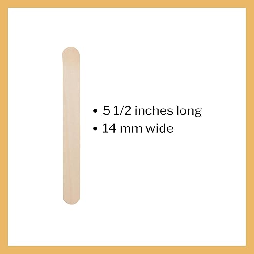 McKesson Tongue Depressors Adult Size, Non-Sterile, Wood, Unflavored, Splinter-Free (500, 5.5")