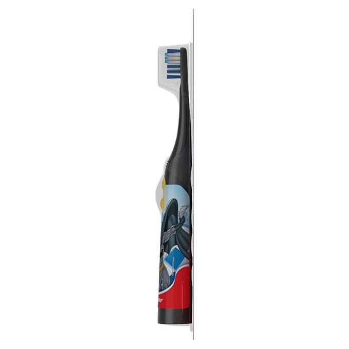 Colgate Kids Battery Powered Toothbrush, Batman, Extra Soft Toothbrush, Ages 3 and Up, 1 Pack