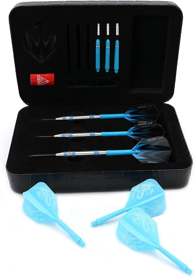 CUESOUL Professional Tungsten Steel Tip Dart Set 85% Tungsten 22g/24g/26g-Glory Series-StrideForce Fitness