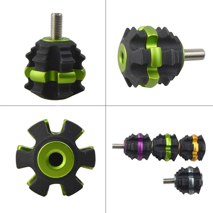 ZSHJGJR Archery Stackable Bow Stabilizer Ball Reduce Shock Absorber Balance Bar Vibration Damper Silencer for Recurve Compound Bow Hunting Shooting-StrideForce Fitness