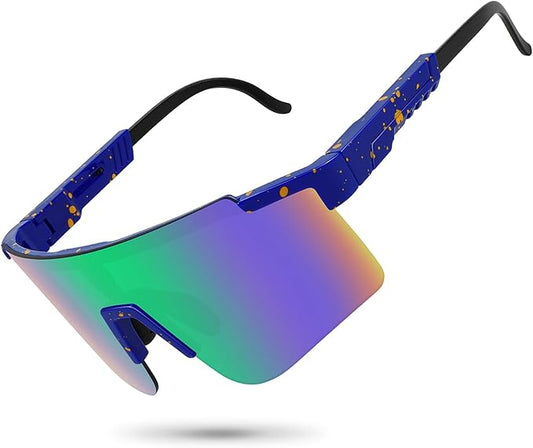 MALIDAK Sports Sunglasses for Mens Women Youth Baseball Sunglasses UV400 Protection Men Cycling Glasses-StrideForce Fitness