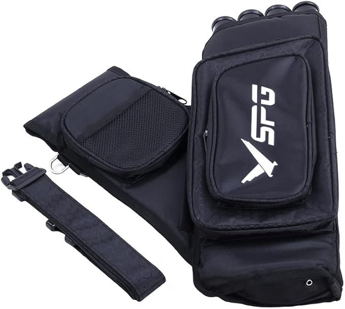 SOPOGER Archery Hip Quiver for Arrows - 3 or 4 Tube Bow Belt Quiver Waist Hanged for Youth Teens Adults Compound Bow Recurve Bow Target Shooting-StrideForce Fitness