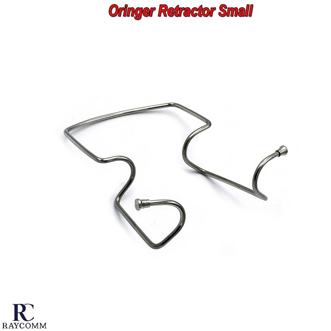 MEDSPO Professional Dental Cheek Lip Tongue Retractors | Examination Surgical Veterinary | Instruments Tools (Oringer Retractor Small)