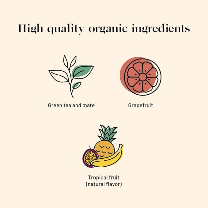 Kusmi Tea - Pack of 2 Boxes of Tea Bags - BB Detox - Iconic Detox Tea - 100% Organic - Blend of Green Tea, Mate & Grapefruit - Organic Flavored Yerba Mate - 2x20 Tea Bags-StrideForce Fitness