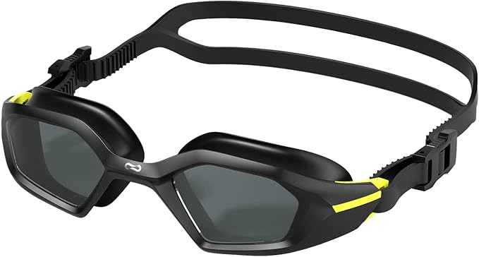 COPOZZ Men's Swim Goggles, Swimming Goggles Anti-fog No Leaking UV Protection for Adult men-StrideForce Fitness