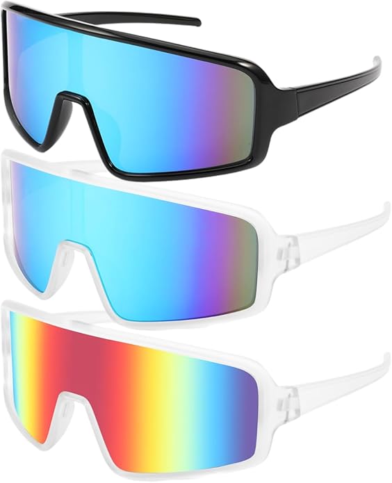 Karsaer Vision Sports Sunglasses Cycling Glasses Baseball Softball Sunglasses Unisex for Adult Youth Kids Boys Girls 8-16-StrideForce Fitness