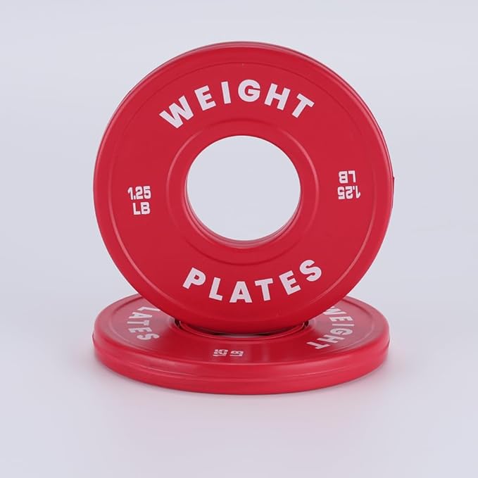 2 in Change Plates 1.25LB Pairs 2.5LB Pairs 5LB Pairs 10LB Pairs 17.5 LB 37.5 LB Set Fractional Weight Plates Set,Bumper plates for Gym Home,Rubber Coating & Steel-StrideForce Fitness