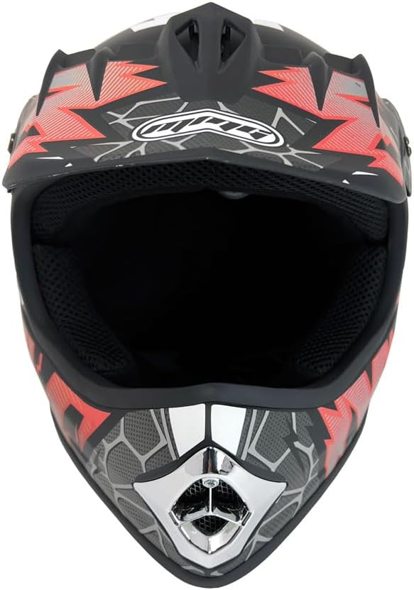 MMG Adult Motorcycle Off Road Helmet DOT - MX ATV Dirt Bike Motocross UTV - with Goggles-StrideForce Fitness