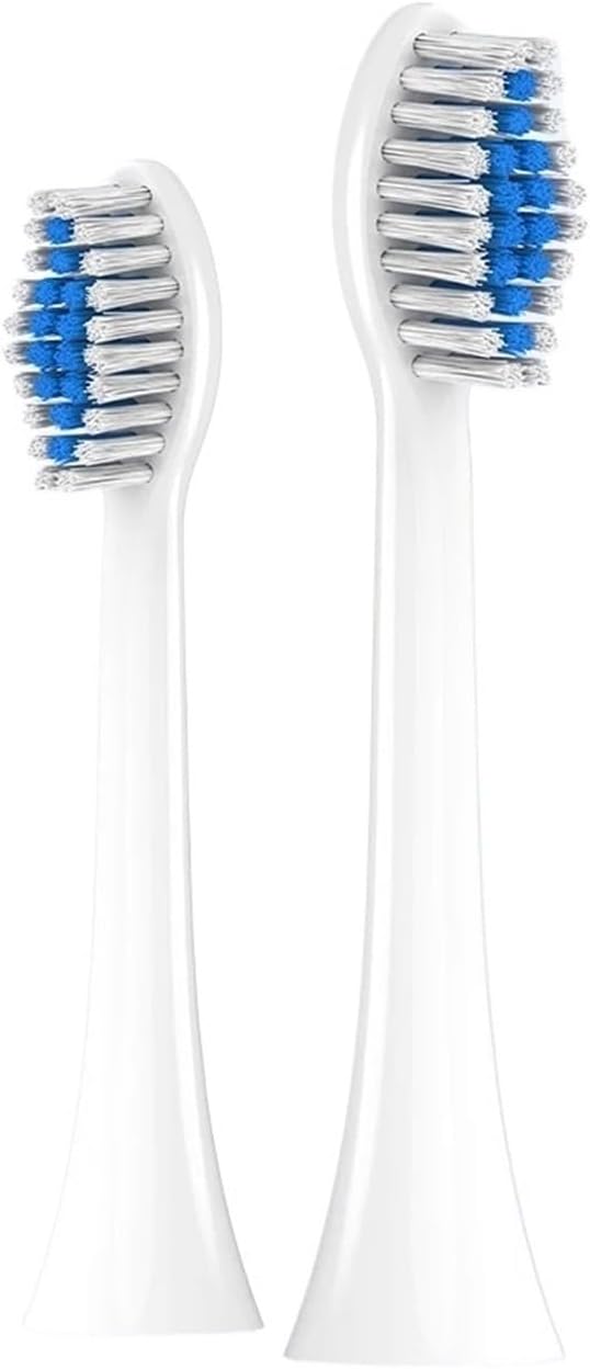 8/12/20 Pcs Soft Brush Heads ，Compatible with Philips Electric Toothbrush, Replacement Toothbrushes Head Refill for 1100 2100(White-8 Pcs)