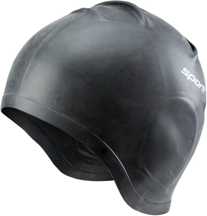Sporti Silicone Ear Swim Cap-StrideForce Fitness