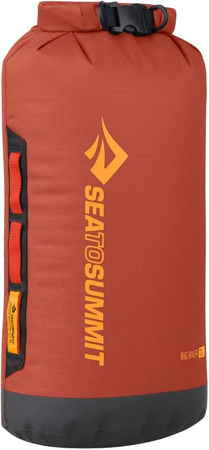 Sea to Summit Big River Dry Bag, Heavy-Duty Dry Storage, 13 Liter, Picante Red-StrideForce Fitness