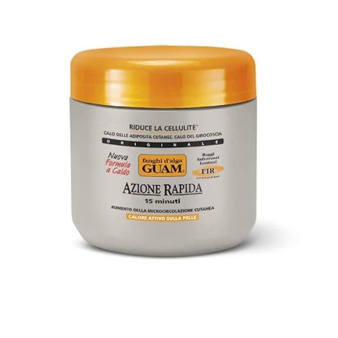 GUAM Anti Cellulite Seaweed Mud Infrared Body Wrap, FAST ACTION Hot Mud Body Mask with Tourmaline FIR, Skin Tightening Lipo Wrap for Cellulite Remover-StrideForce Fitness