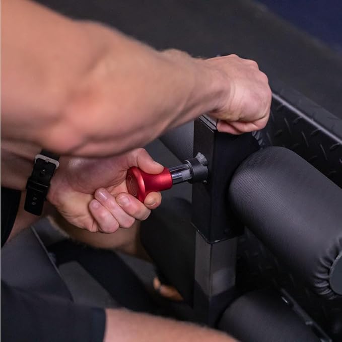 Titan Fitness Adjustable Floor Glute & Hamstring Developer (GHD), Cross Training Workout Lifting Equipment in Home and Commercial Gym-StrideForce Fitness