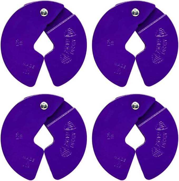 Micro Gainz Dumbbell Fractional 1.25lb Weight Plate, Ideal for Micro Loading, (Choose Color) 4 Piece Fractional Weight Plates, Designed for Dumbbell Training, Made In USA-StrideForce Fitness