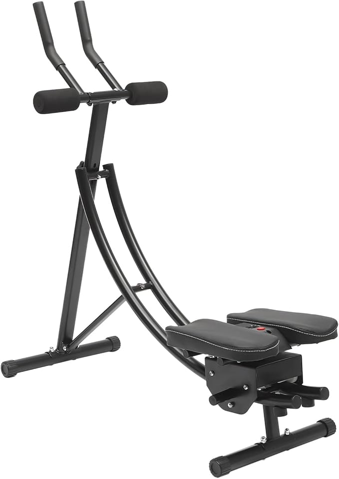 Heavy-Duty Adjustable Roman Chair, 330lbs Weight Capacity Hyperextension Bench with 5 Angles & 8 Positions, Foldable Core Workout Equipment for Abs, Glutes, Back, Home Gym Equipment-StrideForce Fitness