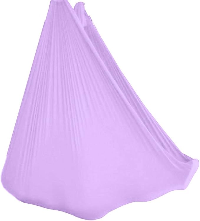 Aerial Yoga Hammock 5.5 Yards Yoga Swing Pilates Silk Home Gym Fitness Include hardware,Daisy Chain, Pose Guide-StrideForce Fitness