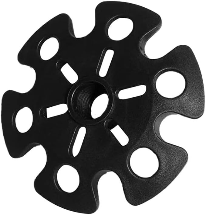6 pcs Removable Mud Ski Basket Trekking Pole Snowflake Basket,Removable Mud Ski Basket Replacement Accessory for Hiking Poles-StrideForce Fitness