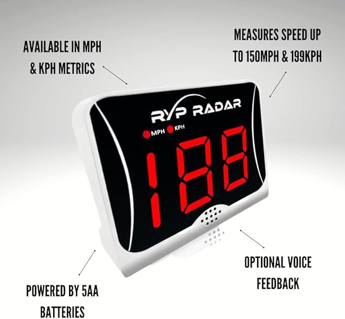 RYP Golf Radar Swing Speed Monitor and Radar for Rypstick-StrideForce Fitness