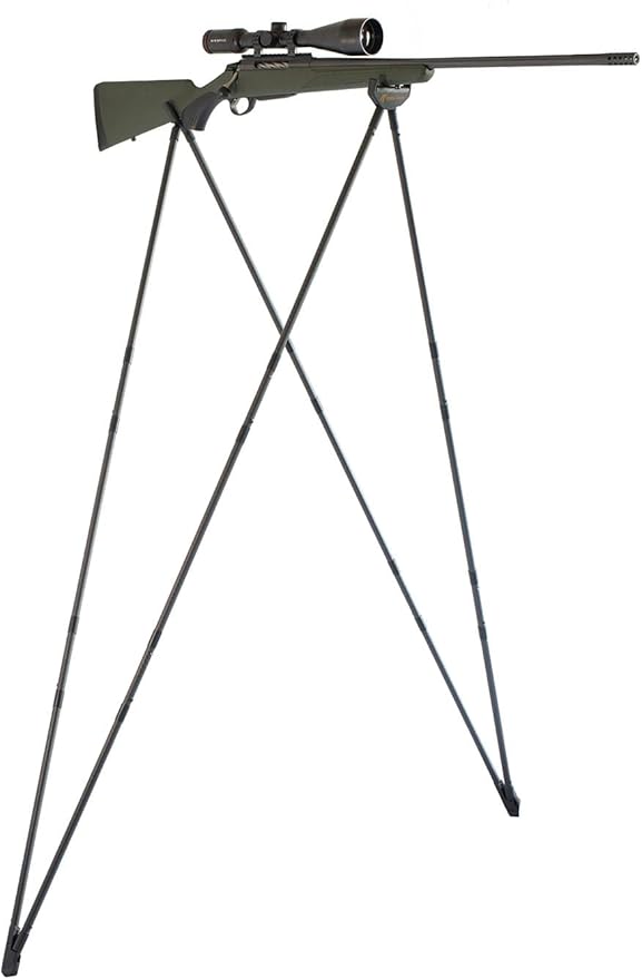 4 Stable Sticks® Essential 4 Points Bipod Shooting Sticks - Lightweight Aluminium, Extrem Stability for Hunting and Shooting, Foldable and transportable-StrideForce Fitness