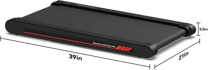 Sperax Walking Vibration Pad with APP, 3 in 1 Under Desk Treadmill, 2.5HP Low Noise Walking Treadmill Pad with Remote Control,Portable Treadmills for Home Office-StrideForce Fitness