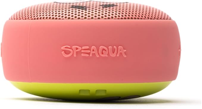 Speaqua Cruiser Patrick from Spongebob, Waterproof Bluetooth Speaker, Small Portable Bluetooth Speaker, Beach Accessory, Portable Outdoor-StrideForce Fitness