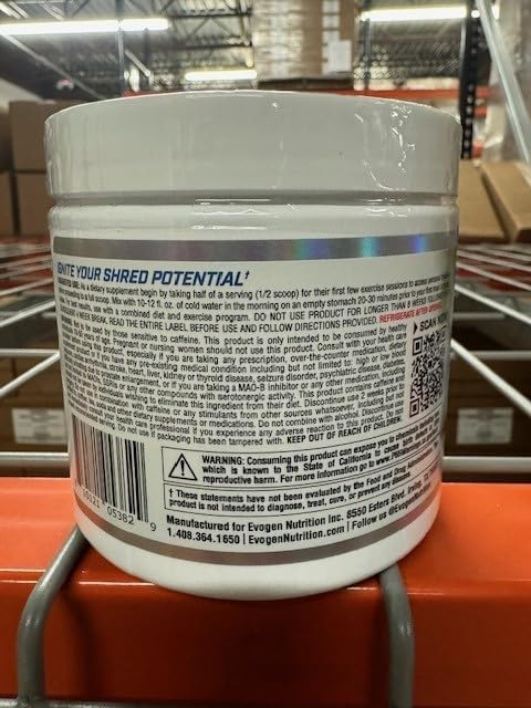 Evogen Evoburn - Thermogenic Fat Burner for Men & Women | Energy, Focus, & Appetite Control | Advanced Metabolism Booster Fat Burner Formula with MitoBurn & Caffeine | Orange Sunrise | 30 Servings-StrideForce Fitness