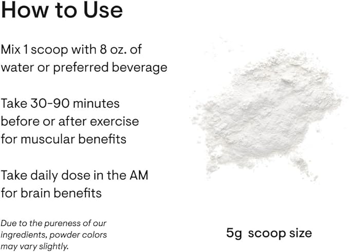 THORNE Creatine - Micronized Creatine Monohydrate Powder - Support for Muscles & Cognitive Function* - for Women & Men - Unflavored - NSF Certified for Sport - 5 g per Serving - 90 Servings-StrideForce Fitness