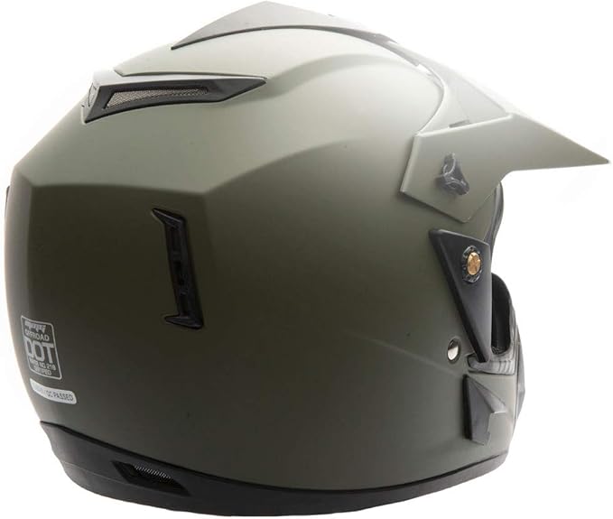 MMG Adult Motorcycle Off Road Helmet DOT - MX ATV Dirt Bike Motocross UTV - with Goggles-StrideForce Fitness