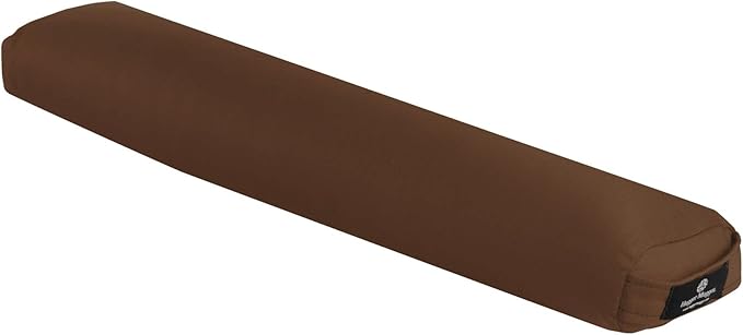 Hugger Mugger Pranayama Yoga Bolster - Very Firm, use Under Length of Spine for Deeper Breathing or Under Ankles, Handmade in The USA-StrideForce Fitness