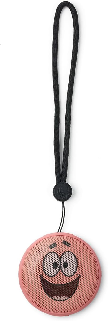 Speaqua Cruiser Patrick from Spongebob, Waterproof Bluetooth Speaker, Small Portable Bluetooth Speaker, Beach Accessory, Portable Outdoor-StrideForce Fitness