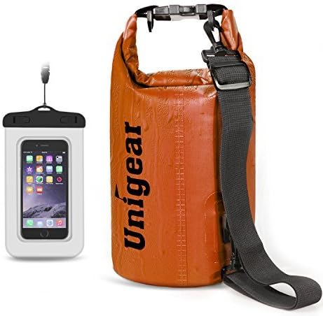 Unigear Dry Bag Waterproof, 2L/5L/10L/20L/30L/40L Floating and Lightweight Bags for Kayaking, Boating, Fishing, Swimming and Camping with Waterproof Phone Case-StrideForce Fitness