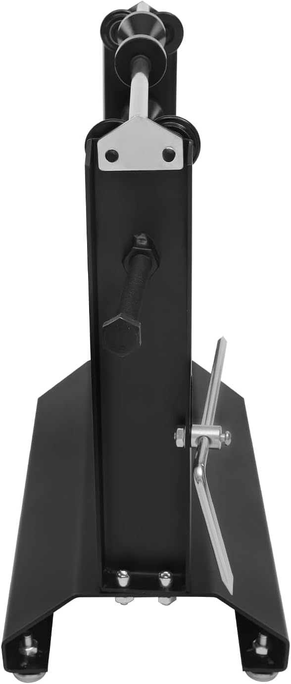 Motorcycle Bike Wheel Balancer, Tire Balancer Stand with Adjustable Foot Pads & Centering Cones, Professional Bicycle Wheel Repair Steel Bearing Bracket Rim for Wheel Axle Diameter 0.55in-StrideForce Fitness