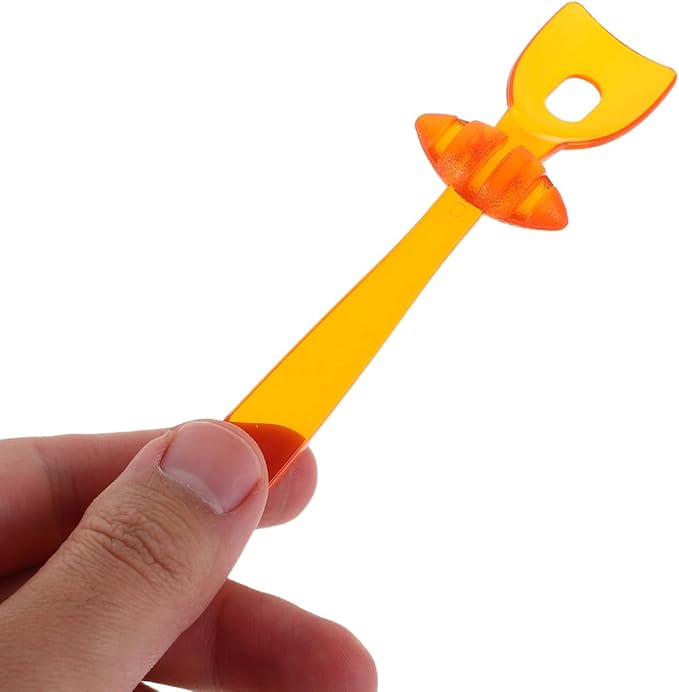 4pcs Tongue Lifting Tool Oral Muscle Trainer Tongue Exercise Speech Rehabilitation Training Adaptive Spoon Learning Spoon Gesture