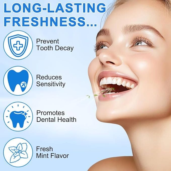 Hydroxyapatite Toothpaste, Enamel Repair & Cavity Prevention - Fresh Mint Flavor, Fluoride-Free, Whitening, Fresh Breath for Daily Use 1Pack