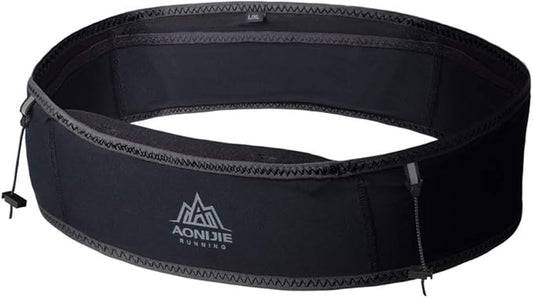 AONIJIE Hydration Belt Running Fanny Pack, with 250ml Soft Water Bottle Flask Phone Holder for Trailing Running Climbing Jogging Cycling Workout Fitness 3 Colors (Black, L/XL)-StrideForce Fitness