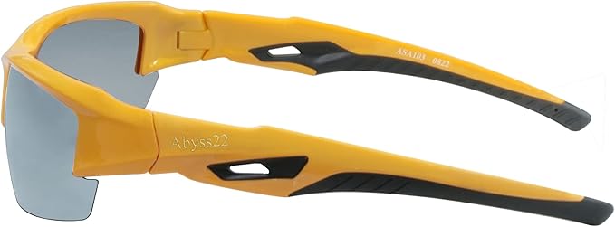 Sports Sunglasses for Men and Women, Adjustable Nose Pads, TR90 Frame, UV Protection, for Golfing, Running, Cycling-StrideForce Fitness