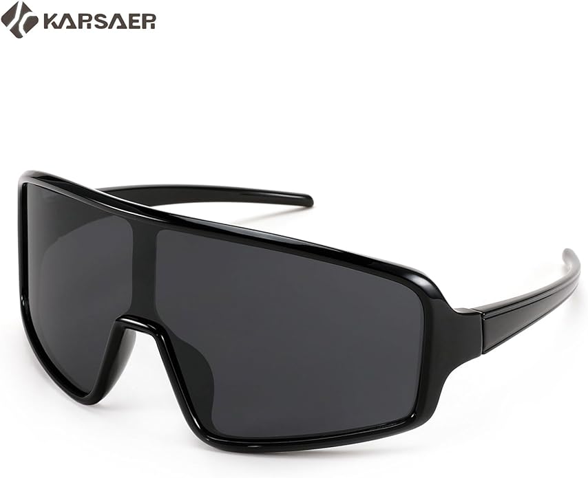 Karsaer Vision Sports Sunglasses Cycling Glasses Baseball Softball Sunglasses Unisex for Adult Youth Kids Boys Girls 8-16-StrideForce Fitness