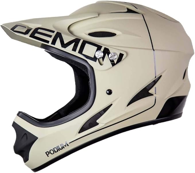 Demon United Podium Fullface Bike Helmet- 13 Vents- Lightweight- Breathable-StrideForce Fitness