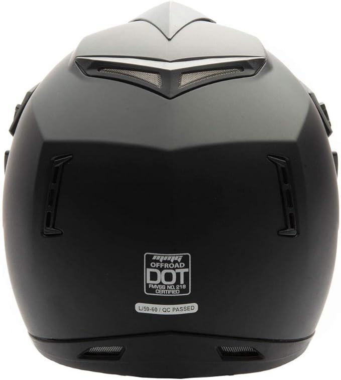 MMG Adult Motorcycle Off Road Helmet DOT - MX ATV Dirt Bike Motocross UTV - with Goggles-StrideForce Fitness