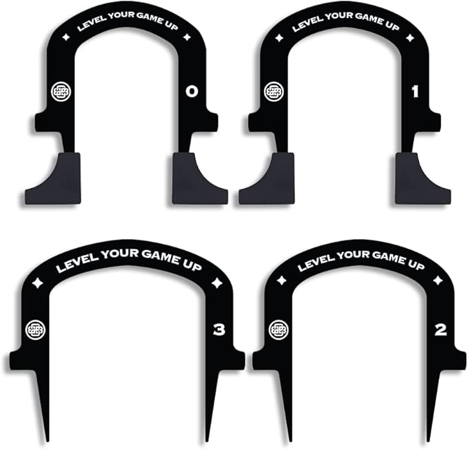 Back 2 Basics Putting Gates Set – Golf Putting Aid for Alignment & Accuracy – Gate Putting Green & Golf Putting Mat Trainer - Gate Putter Training Aid for Putting Green-StrideForce Fitness