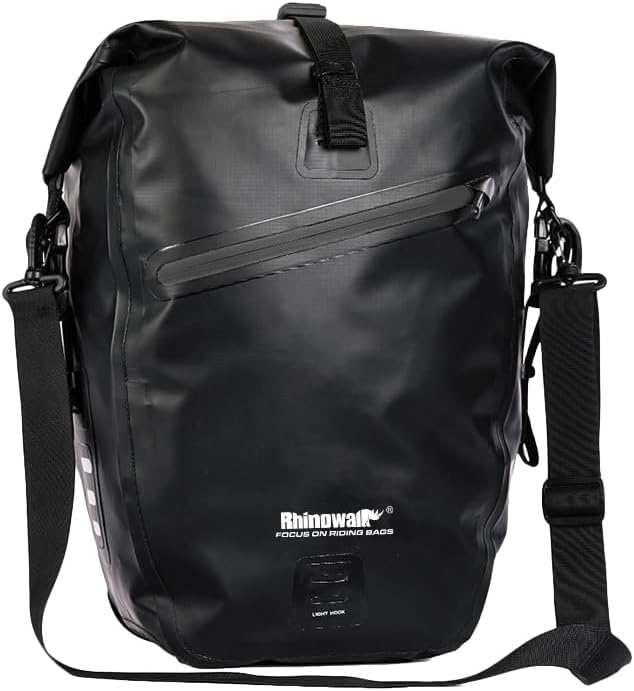 Rhinowalk Bike Bag Waterproof Bike Pannier Bag for Bicycle Cargo Rack Saddle Bag Shoulder Bag Laptop Pannier Rack Bicycle Bag Professional Cycling Accessories-StrideForce Fitness