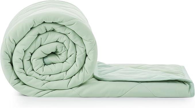 Cozy Bliss Cooling Throw Blanket for Hot Sleepers, Q-Max 0.4 Cooling Comfort 50x70, Cold Blankets for Night Sweats Sleeping, Ultra-Cool Lightweight Breathable Summer Blanket for Bed Travel-StrideForce Fitness