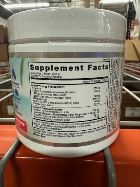 Evogen Evoburn - Thermogenic Fat Burner for Men & Women | Energy, Focus & Appetite Control | Advanced Metabolism Booster Fat Burner Formula with MitoBurn & Caffeine | Strawberry Lemonade | 30 Servings-StrideForce Fitness