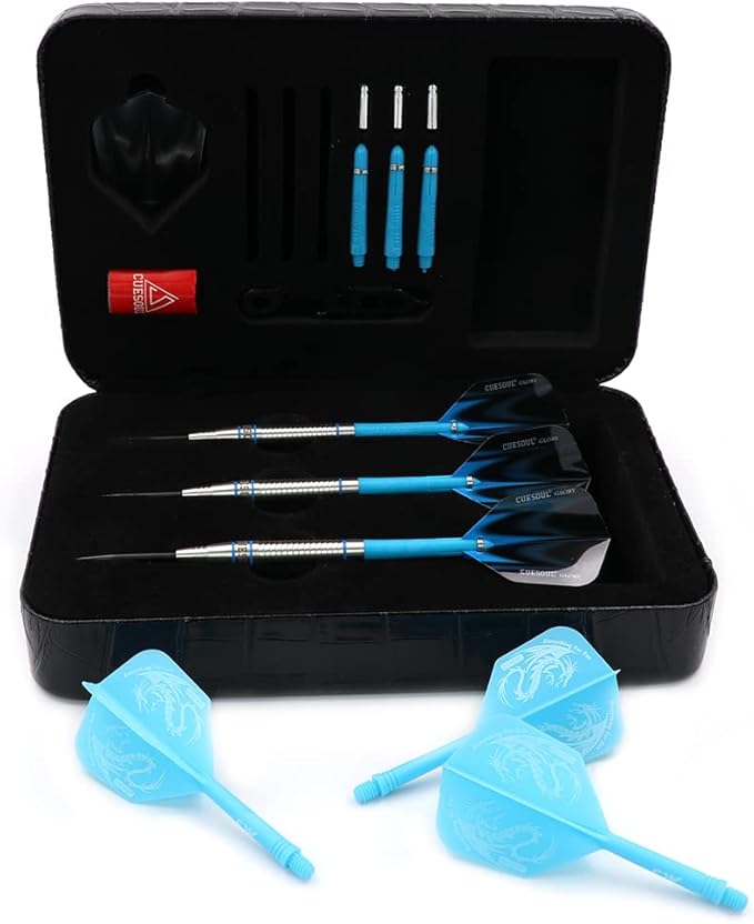 CUESOUL Professional Tungsten Steel Tip Dart Set 85% Tungsten 22g/24g/26g-Glory Series-StrideForce Fitness