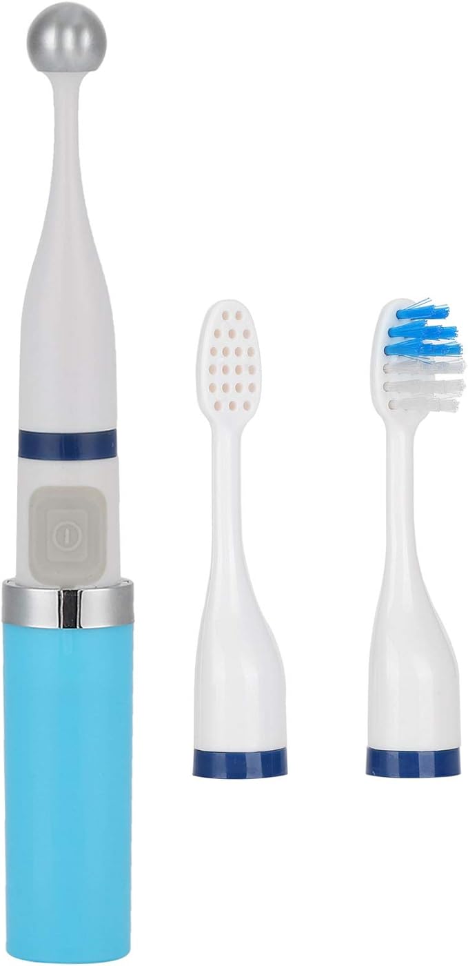 Electric Tongue Muscle Training Device, Oral Massage Stimulation Stick, Speech Swallowing Aid Training with Toothbrush Head, Tongue Mouth Muscle Training Tools