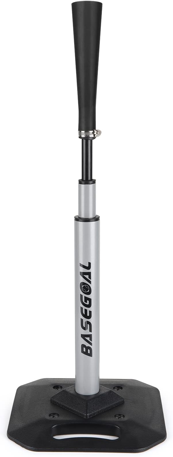 Baseball & Softball Batting Tee,Portable Hitting Tee,with Heavy Duty Base,Flexible Rubber Top,Adjustable Height-StrideForce Fitness