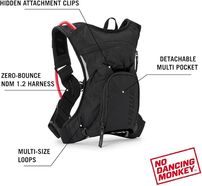 USWE MTB Hydro Hydration Pack with Hydration Bladder - Hydration Backpack for Cycling, Mountain Biking, E-MTB and Gravel Riding, Backpack with Water Bladder-StrideForce Fitness