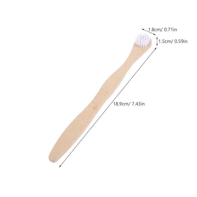 Tongue Scraper Brush for Thorough Mouth Cleaning Removes Bad Breath (White)